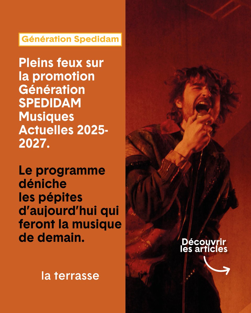 news_laterrasse's tweet image. 👀FOCUS - GÉNÉRATION SPEDIDAM - PROMOTION 2025-2027 DE MUSIQUES ACTUELLES

👉Découvrez l&apos;ensemble des artistes et des articles ici : 
journal-laterrasse.fr/focus_numero/3…

#focus #spedidam #musique #electro #pop #folk #dub #techno #afrobeat #rap #rnb #neosoul #jazzelectro #artiste #laterrasse