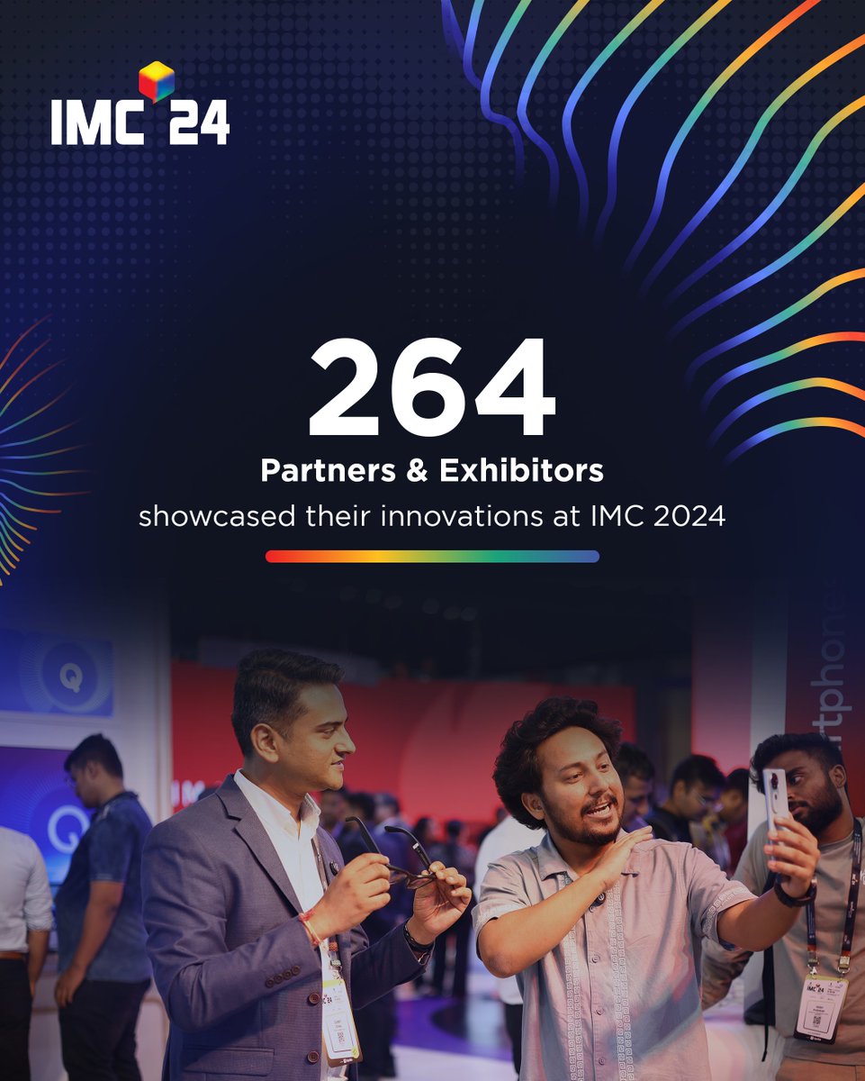 exploreIMC's tweet image. The epicenter of innovation is here!✨

At #IMC2024, we saw 264 players from the tech industry come together to showcase their groundbreaking technologies and solutions. 

This year, IMC 2025 is set to be even bigger, bolder, and more transformative.🌐
 
#FutureOfTech…