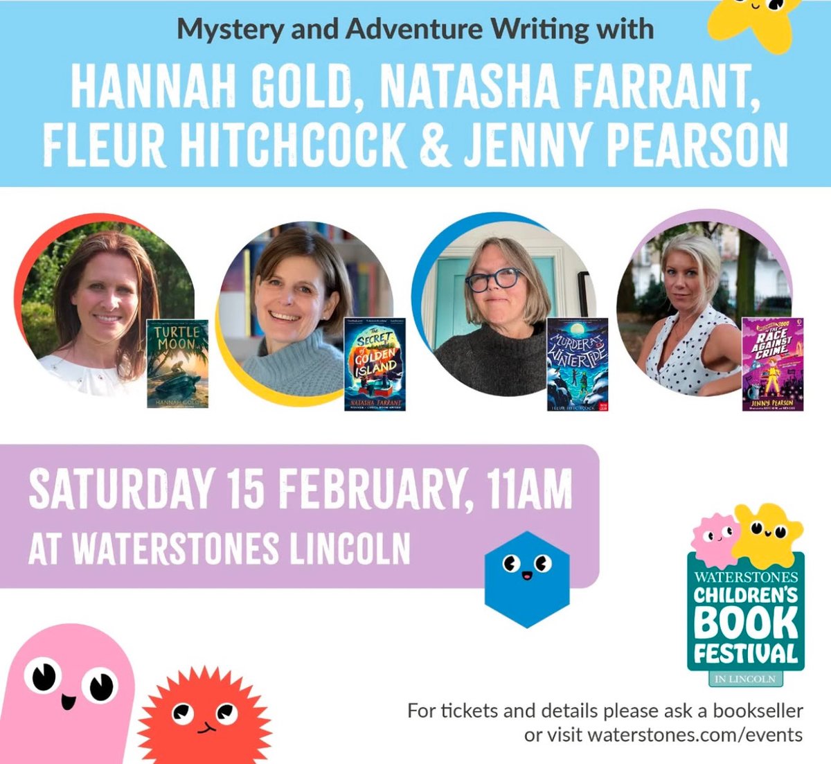 Okay so my panel is now SOLD OUT at the <a href="/WaterstonesKids/">Waterstones Kids</a> Book festival in Lincoln.

But never fear!

If you wanted to pop along to the store to meet any of us lovely authors, or get your books signed, you can still do this!!!!

Hope to see you there! 🥳