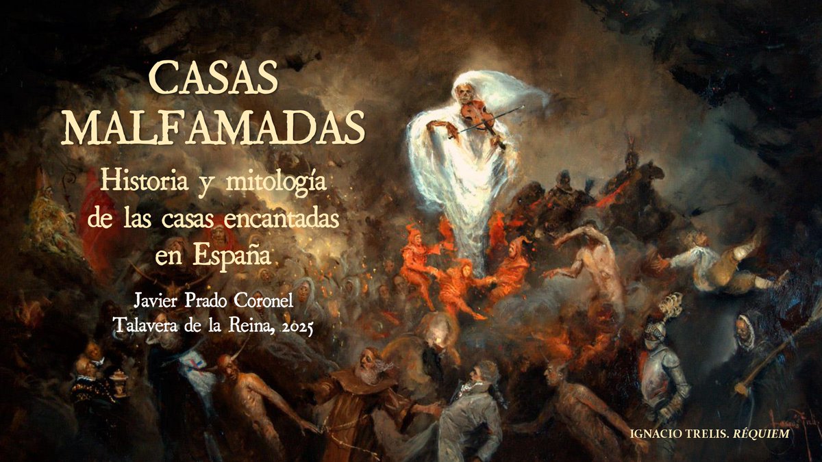 Ya disponible en vídeo mi conferencia "CASAS MALFAMADAS: HISTORIA Y MITOLOGÍA DE LAS CASAS ENCANTADAS EN ESPAÑA", que tuve el gusto de realizar para la última jornada de Ocultura Talavera.

🏚️💀👇
youtube.com/watch?v=DTdU6e…