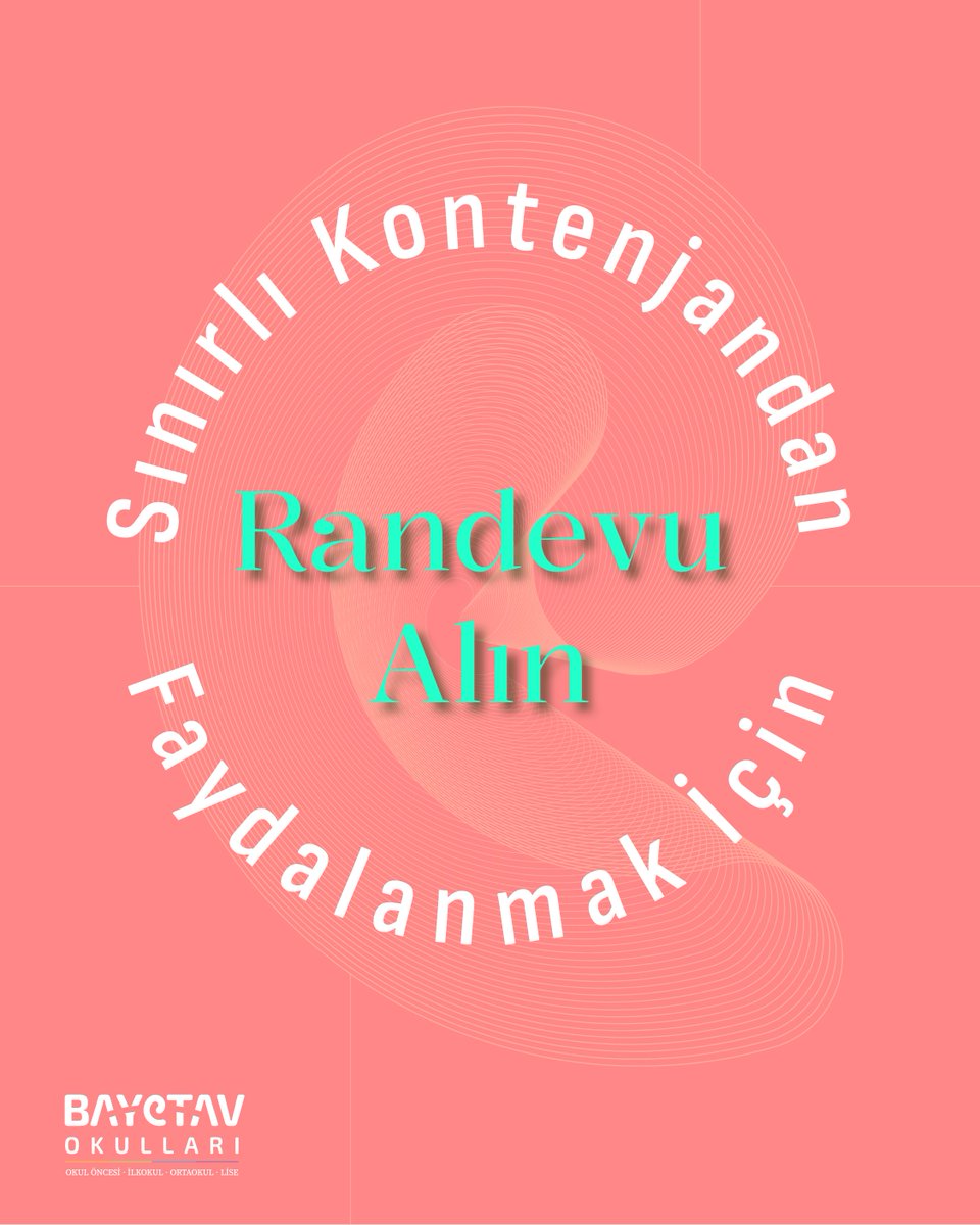 Okulumuza ilk kez 2025-2026 eğitim öğretim yılında kayıt yaptırmak isteyen velilerimizi, 15-16 ve 22 Şubat tarihlerinde gerçekleştireceğimiz Tanıtım ve Kayıt Bilgilendirme Toplantılarına davet ediyoruz. ✨