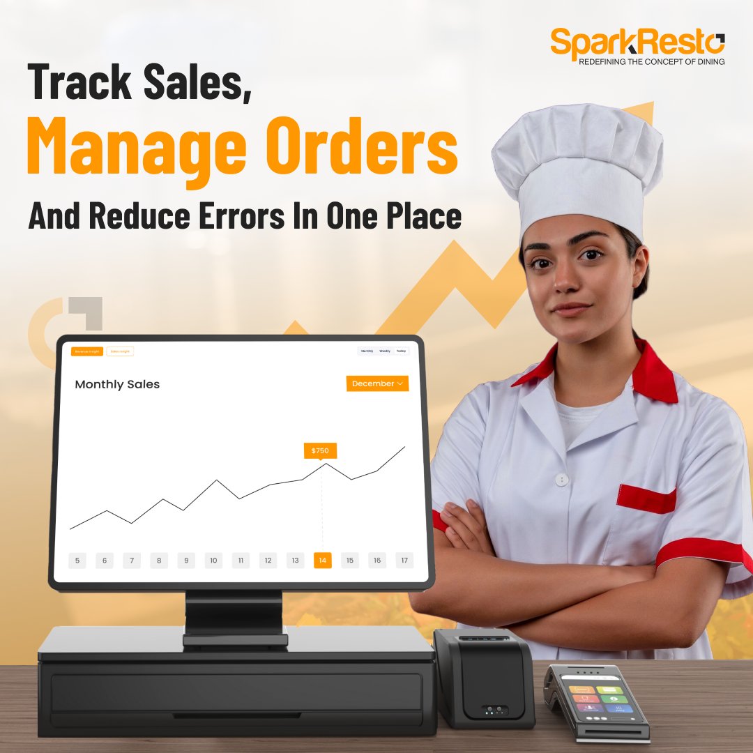 SparkResto's tweet image. Track. Manage. Simplify. 💼✨
With Sparkresto, you can track sales, manage orders, and reduce errors—all from one powerful platform.
📲 Start now: sparkresto.com/signup

#SmartManagement #RestaurantTech #Sparkresto