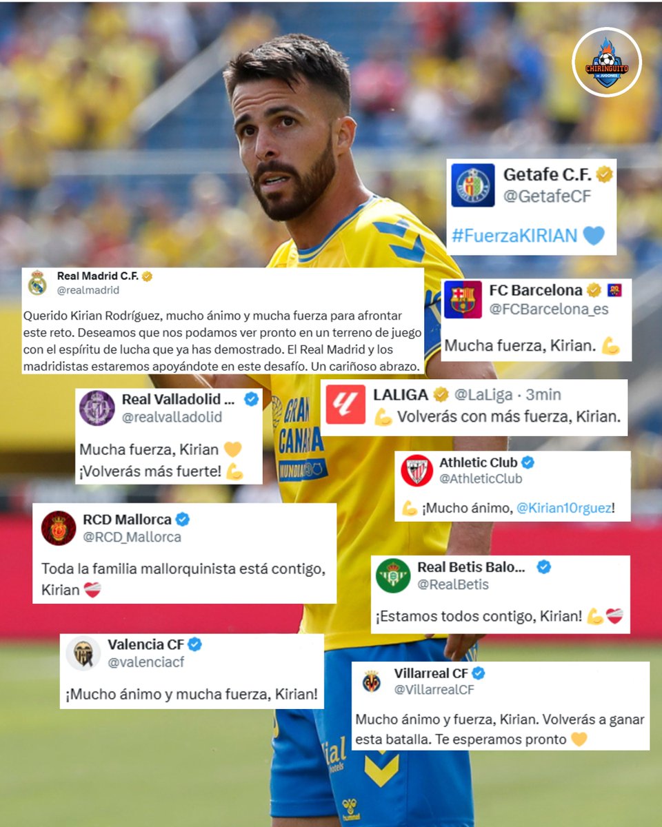 💛 ¡KIRIAN, ESTAMOS TODOS CONTIGO! 💛