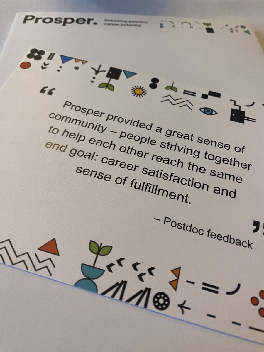I’m mostly on the 💙 place now, but an absolute pleasure to be in Manchester today with Prosper, focussing how best to support postdocs and their career development. It’s great to see a genuinely national community of practice committed to collaboration.
#ProsperPE25