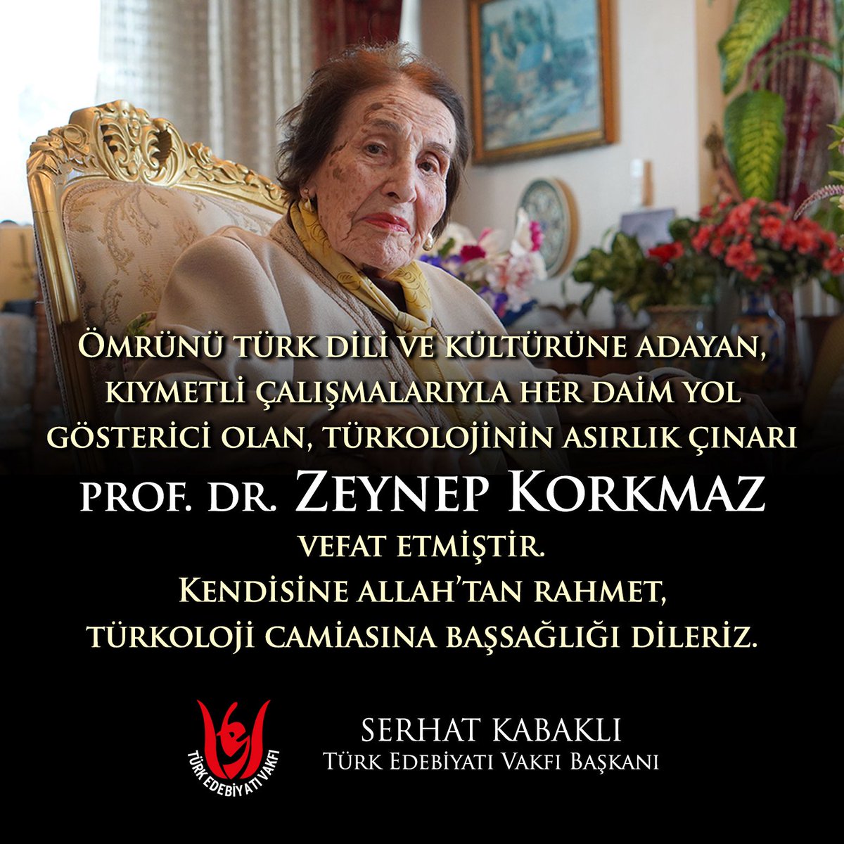 Türk Edebiyatı Vakfı (@turkedebiyativ) on Twitter photo 