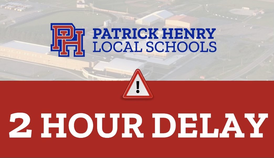 PHMiddleSchool's tweet photo. PHLS are on a 2 hour delay, 2/6/25 https://t.co/aOggx1LrD9