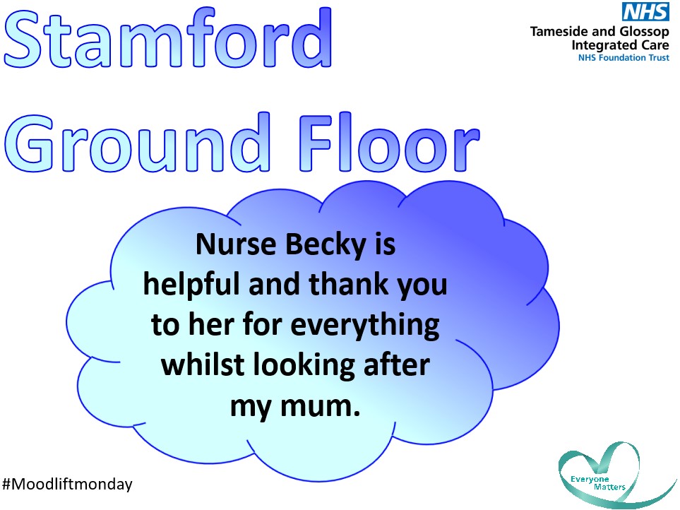 The Patient Experience Team (@tgicftptexp) on Twitter photo Welcome to a new week. It's #Moodliftmonday where we share some wonderful feedback. We hope everyone has a great week.
<a href="/SusieR1/">Sue💙</a> <a href="/NicolaFirth6/">Nicola Firth</a> <a href="/VickT75/">Victoria Thorne</a> <a href="/emmaloufrain/">Emma Frain 💙 RN DN QN</a> <a href="/Michell86248505/">Michelle Payne</a> <a href="/ThftMat/">T&G MatNeo</a> <a href="/SCamkin/">Sharon Camkin</a> <a href="/UC_tgicft/">UrgentCare_TGICFT</a> <a href="/amakepeace1/">antony makepeace</a> <a href="/AshtonDanielle/">Danielle Ashton</a> <a href="/lucyannh86/">lucyann</a> <a href="/jencenny/">Jennifer Heath</a> <a href="/RachelA22783611/">Rachel Alexander-Patton</a> Welcome to a new week. It's #Moodliftmonday where we share some wonderful feedback. We hope everyone has a great week.
<a href="/SusieR1/">Sue💙</a> <a href="/NicolaFirth6/">Nicola Firth</a> <a href="/VickT75/">Victoria Thorne</a> <a href="/emmaloufrain/">Emma Frain 💙 RN DN QN</a> <a href="/Michell86248505/">Michelle Payne</a> <a href="/ThftMat/">T&G MatNeo</a> <a href="/SCamkin/">Sharon Camkin</a> <a href="/UC_tgicft/">UrgentCare_TGICFT</a> <a href="/amakepeace1/">antony makepeace</a> <a href="/AshtonDanielle/">Danielle Ashton</a> <a href="/lucyannh86/">lucyann</a> <a href="/jencenny/">Jennifer Heath</a> <a href="/RachelA22783611/">Rachel Alexander-Patton</a>