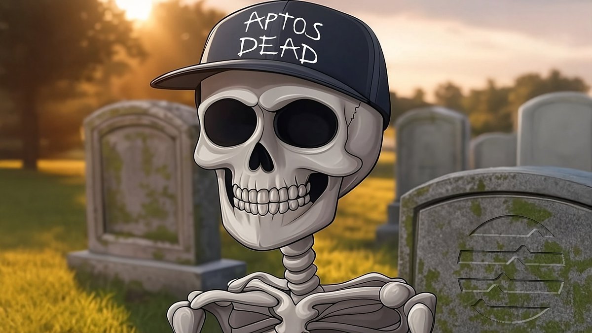 HappyCoinNGL's tweet photo. Here we go! Meet Aptos Dead 💀🌐

https://t.co/xVIllN09iv

NO UTILITY NO ROADMAP. ONLY GAMBLING &amp; FUN &amp; RAIDS

Follow X page - @aptos_dead  Today will be first Giveaway! https://t.co/SLidZCSE92