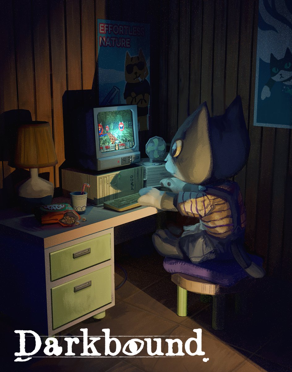 milmotes's tweet photo. Miss that feeling of playing videogames on the family computer? 👾
#darkbound #indiegame https://t.co/GpPHZHOqmC