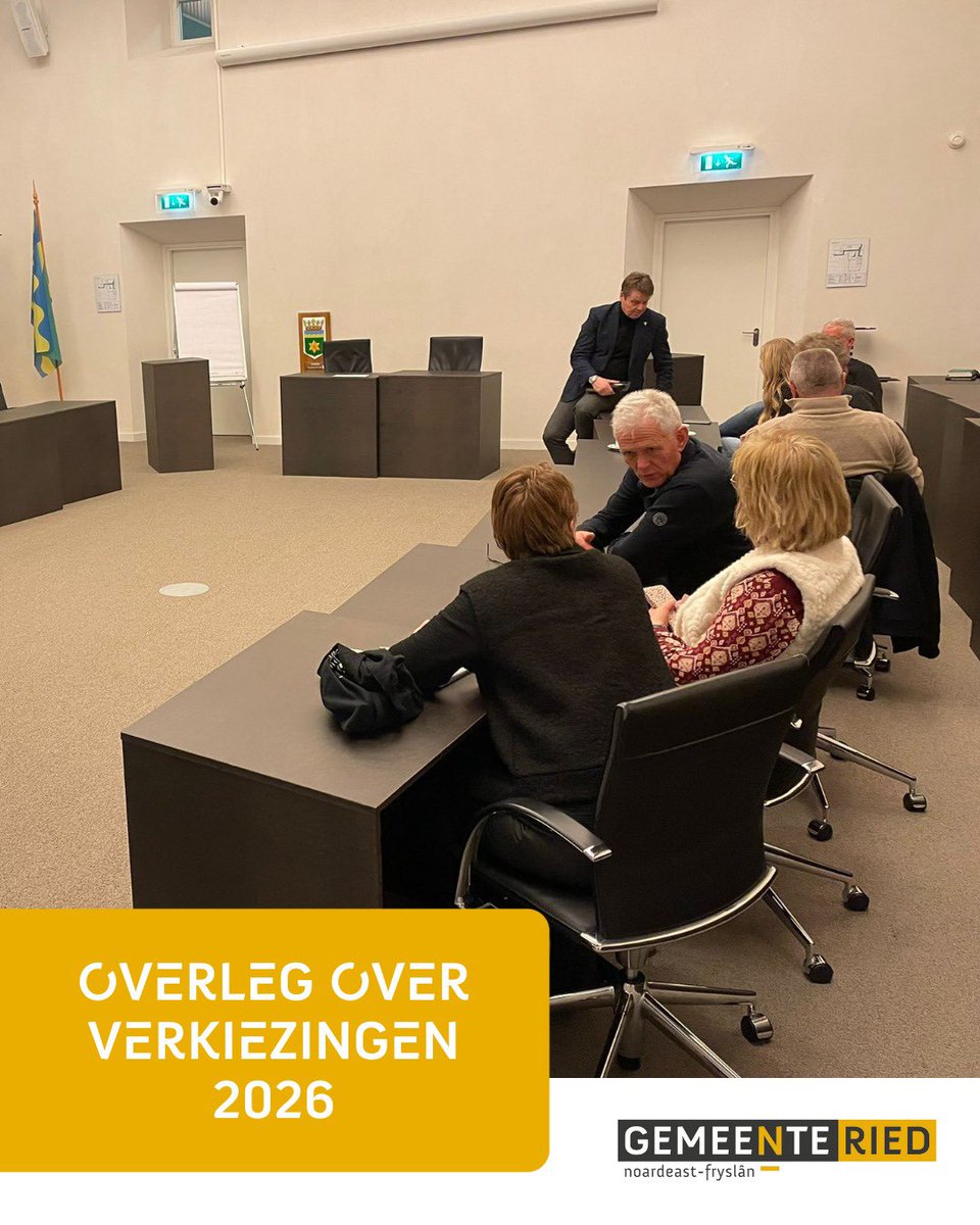 Gisteravond hebben de burgemeester en griffier van de gemeenteraad een overleg gehad met de acht afdelingsbesturen van politieke partijen in Noardeast-Fryslân. 

Hier werden de besturen geïnformeerd over het proces richting de gemeenteraadsverkiezingen van maart 2026.