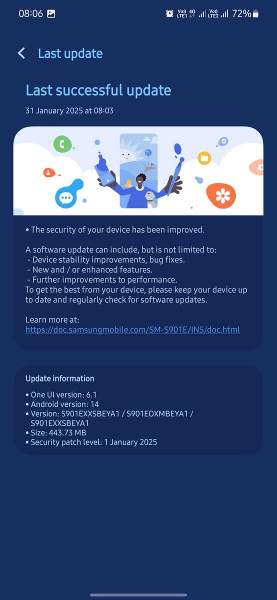 drravikvish's tweet photo. @SamsungIndia My mobile phone is S22 and appearing green vertical line on left side of the screen after update of security patches without any physical damage. https://t.co/PzuE3cLXg3