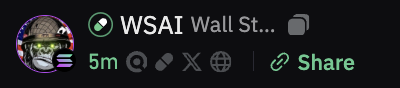 KyleStrydom7's tweet photo. @mrpunkdoteth did WALL STREET MAKE A AI COIN

Uijy2ZDSN7geJU99zYP5gzUyHWALt1U18iyGTfepump https://t.co/82UwiNIjhk