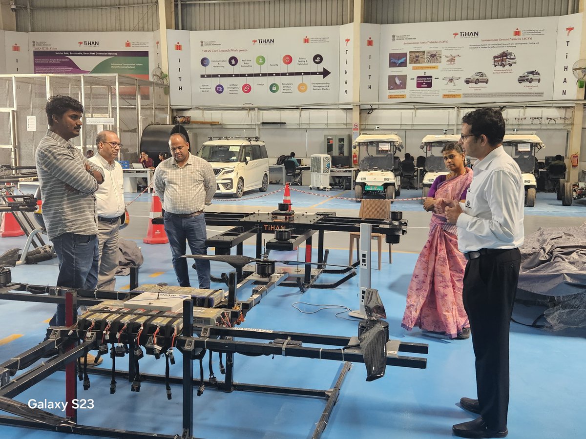 IitTihan's tweet image. Sonacomstar Team at TiHAN!

TiHAN IIT Hyderabad had the privilege of hosting Sat Mohan Gupta (CEO) &amp;amp; C. Praveen (CTO) from Sona Comstar for discussions on #autonomousmobility &amp;amp; #emergingtechnologies, driving future #innovation!

@IITHyderabad  @sonacomstar