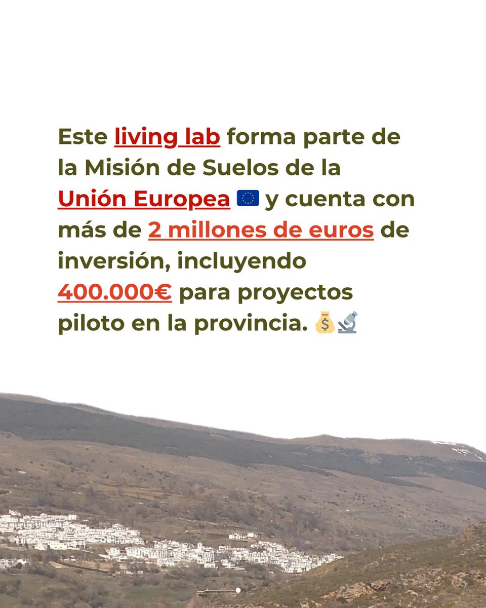 MedialabUGR's tweet image. 🌱✨ ¡Granada Tierra Viva llega el 13 de febrero! 🚀 Un ecosistema de innovación para regenerar suelos y fomentar la sostenibilidad 🌍💚

📢 Inscríbete 👉 bit.ly/GranadaTierraV…
#GranadaTierraViva #InnovaciónSostenible #LivingLab