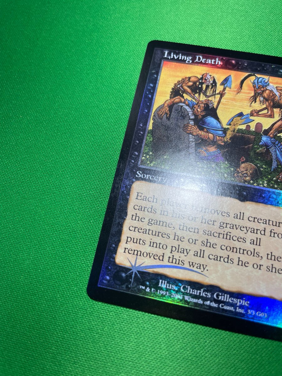 生ける屍 Living Death ジャッジ褒賞 プロモ Foil MTG 生ける屍