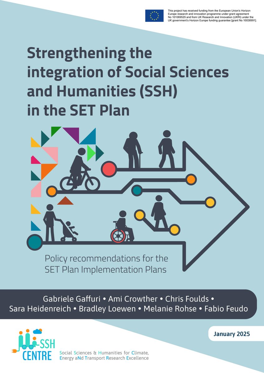 🔍 How can Social Sciences &amp; Humanities (SSH) shape EU research &amp; innovation policies?

SSH CENTRE released key recommendations to integrate SSH insights into: 🌍 Horizon Europe 🚀 Missions 🔋 SET Plan

📢 Stay tuned for more insights!

🔗 Read more: sshcentre.eu/integration-of…