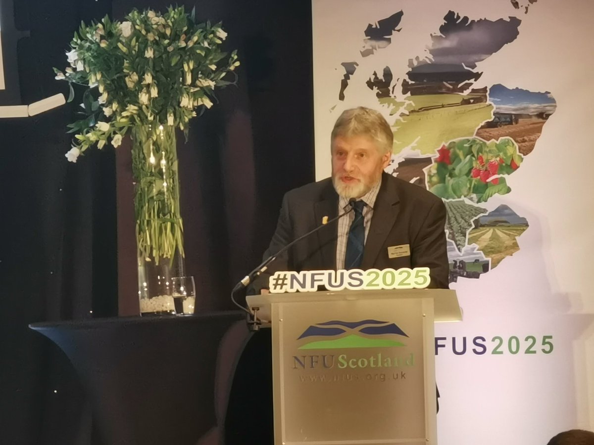 NFU Scotland president Martin Kennedy suggests if more farmers stop taking sewage sludge from the likes of Scottish Water and Thames Water, this action could have an immediate impact on farm #IHT policy. 'This would really leave them in the S....' he tells #NFUS2025