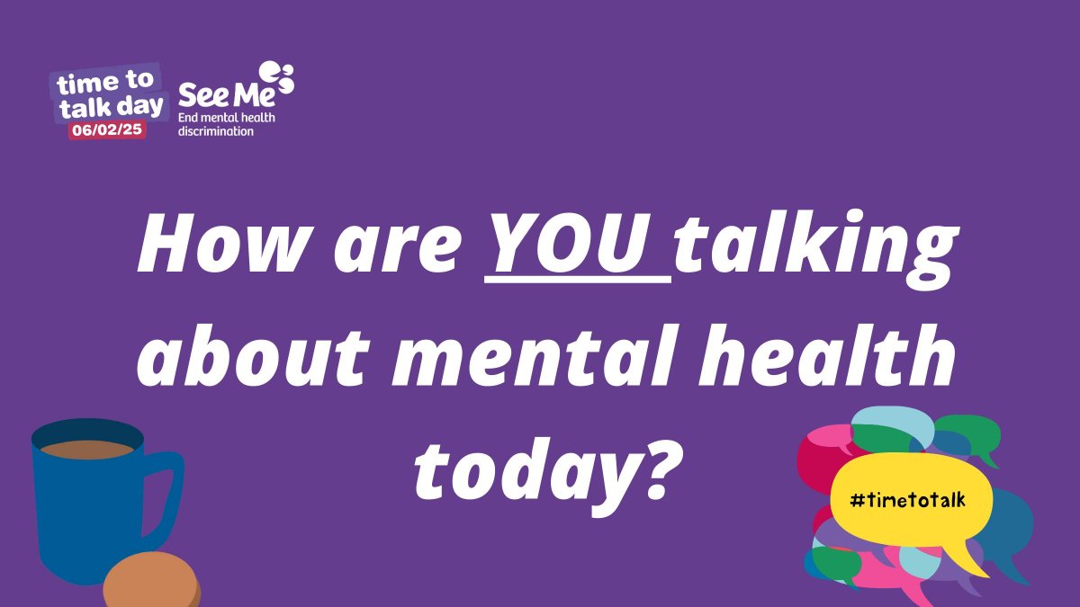 Workplaces, schools, colleges and community groups across Scotland are getting together to talk about mental health today. 

Tell us what you’re up to – we’ll be keeping an eye out and sharing your updates throughout the day. 

#TimeToTalk