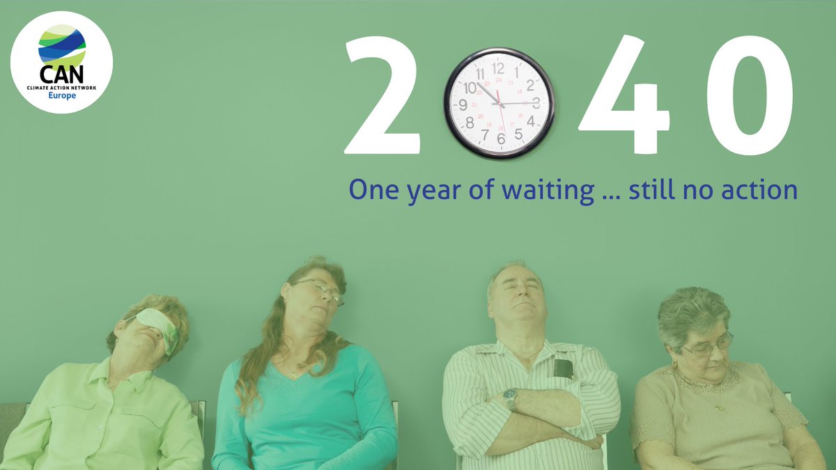 📆 One year ago today, the EU Commission proposed a 2040 emissions target

Since then?
❌ No Climate Law amendments
❌ No 2035 target
❌ No NDC

We are tired of waiting!

#ClimateActionNow #2040Target

🔗 caneurope.org/2040-communica…