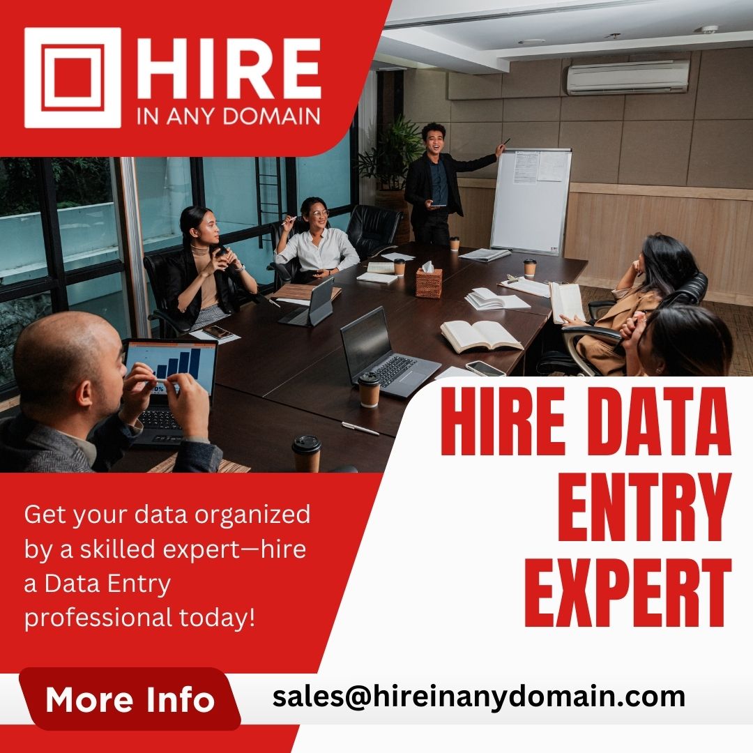 hireinanydomain's tweet image. Hire a Data Entry Expert to streamline your business processes today! 🧑💻
Visit: hireinanydomain.com/hire-data-entr…
#DataEntryExpert #HireNow #BusinessSolutions #VirtualAssistants #DataManagement #Efficiency #OutsourceTasks #HireDigitalMarketingSpecialist #DigitalMarketingSpecialist