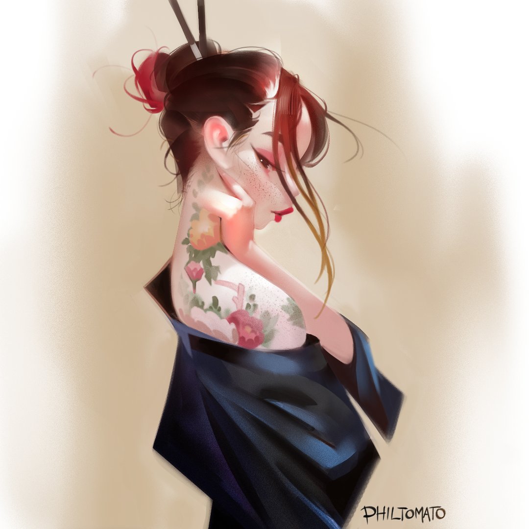 「"Anyone can love a rose, but it takes a 」|Philtomato 🍅のイラスト