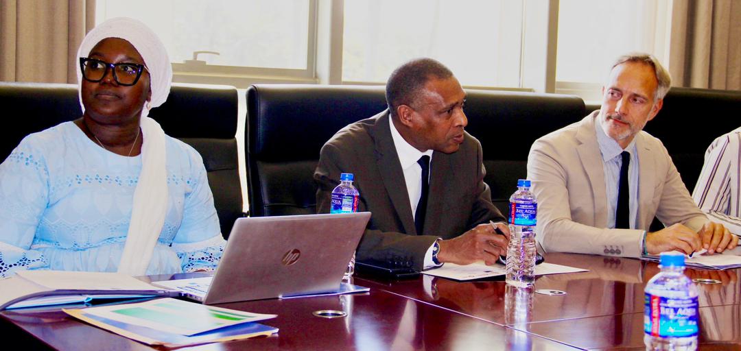 IDEA_Africa's tweet image. Our #Gambia office & @EUinTheGambia convened a Steering Committee meeting for the #EUCODE project to provide updates on activities implementation, successes & lessons.
EU's DHOM, @BrigandiRaphael commended IDEA & partners for all the work to consolidate democracy in The Gambia.