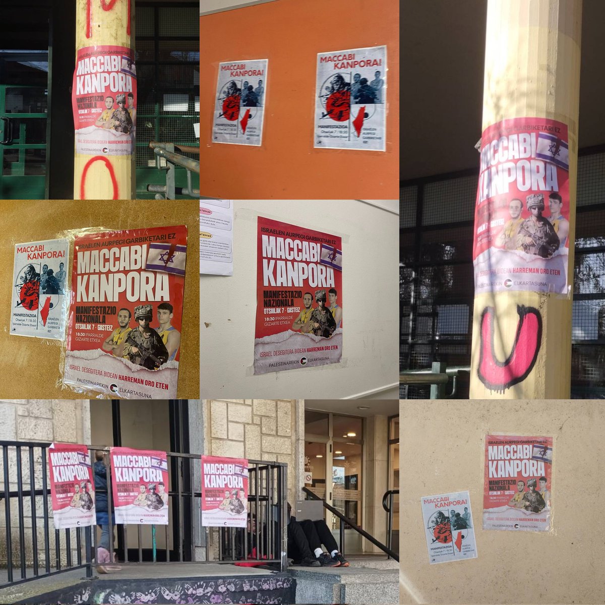 Otsailaren 7an Maccabi Tel Aviv saskibaloi taldea Euskal Herrira etortzekoa da, Israelen aurpegi garbiketaren aurrean, OSTIRALEAN MANIFESTAZIORA BATU!

📅 Otsailak 7, 18:30tan
📍Iparralde Gizarte Etxean