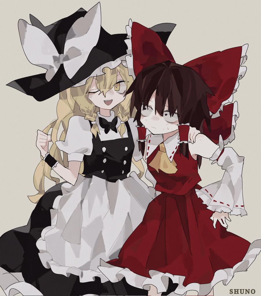 karizzm4tic's tweet image. i lov toho

#touhou #Reimu #reimuhakurei #Marisa #marisakirisame #touhouproject #fanart #art #digitalart #illustration
