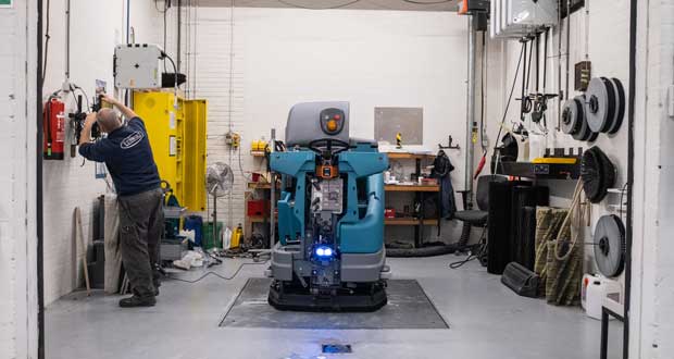 CHTToday's tweet image. Tennant Company begins manufacturing T16AMR autonomous cleaning robots in Europe - chtmag.com/tennant-compan… #cleaning #FloorCleaning #AutonomousMobileRobot #AutonomousCleaningRobots #TennantCompany #Robotics