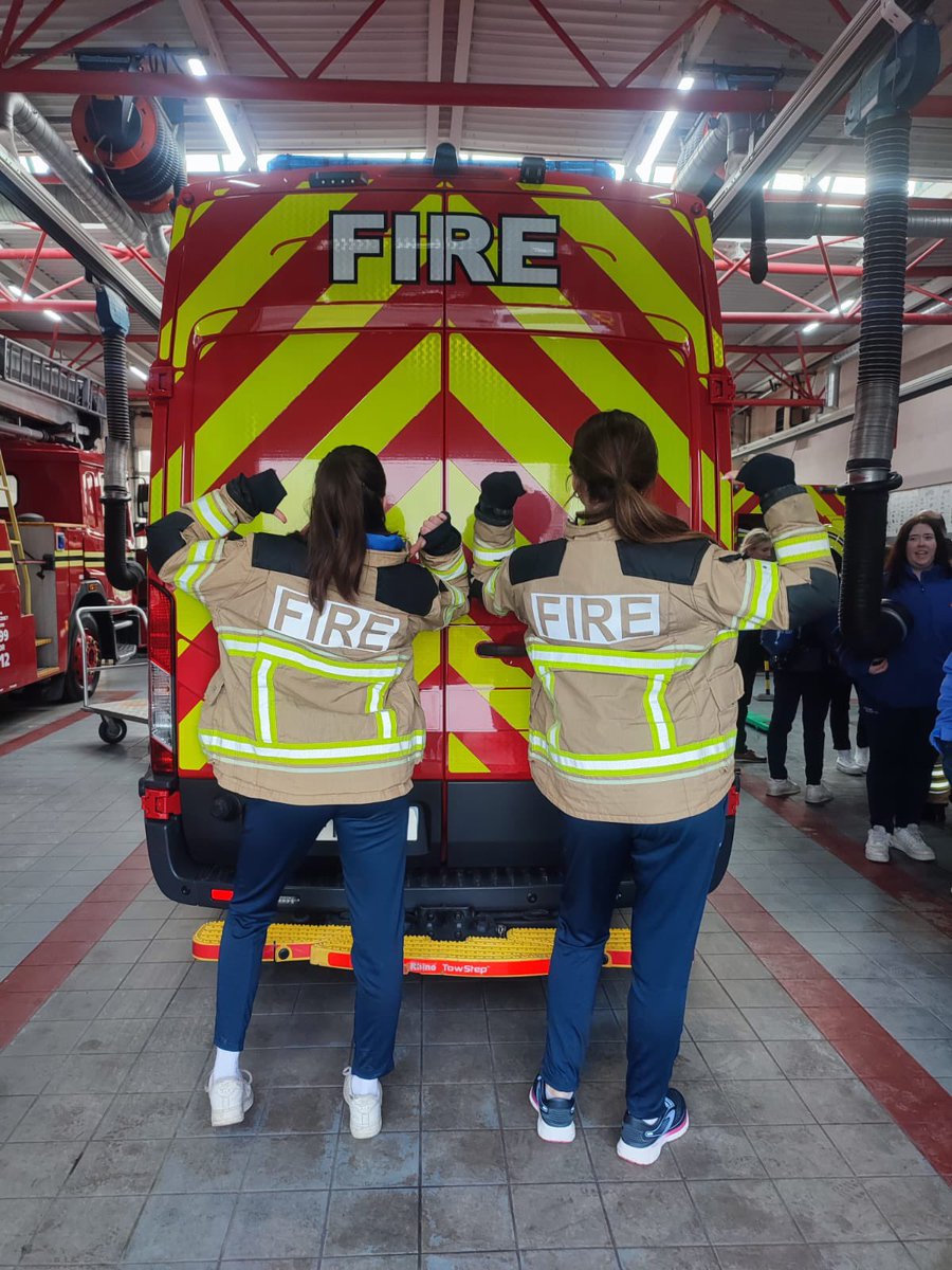 StMarysNenagh's tweet photo. More great photos from our TYs’ visit to Nenagh Fire Station! A huge thank you again to the firefighters for an engaging and informative experience. The students had an unforgettable day! #TYExperience #FireSafety #NenaghFireStation https://t.co/2bfVerTQ7D