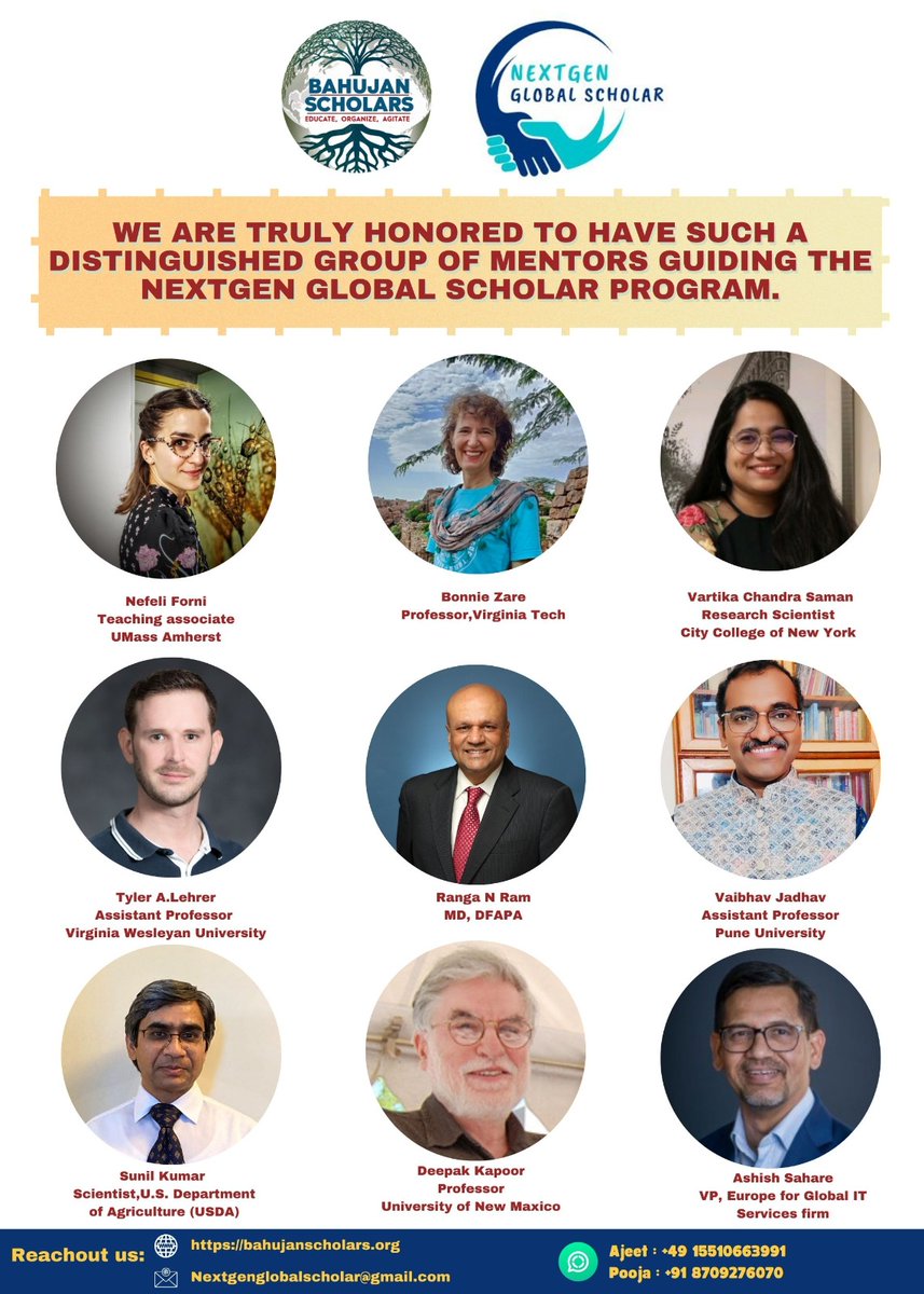 ajeetshekhar5's tweet photo. First cohort of NextGenGlobalScholar program.
#BahujanScholar
#EducationForAll https://t.co/EkGxcgHe1G