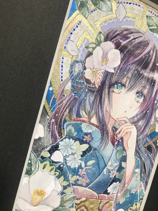 瑠璃色の静寂#四季着彩 