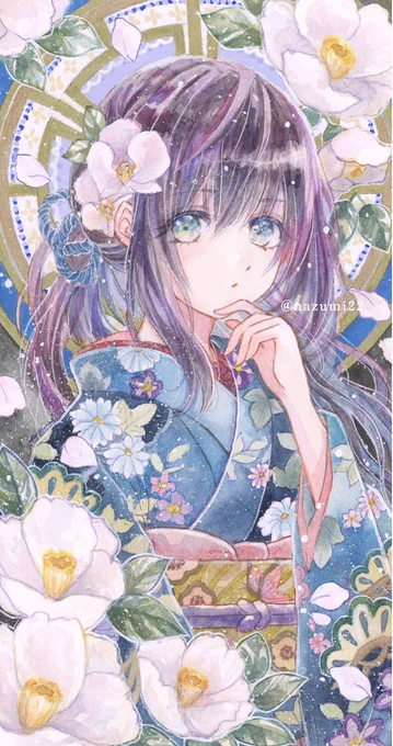 瑠璃色の静寂#四季着彩 