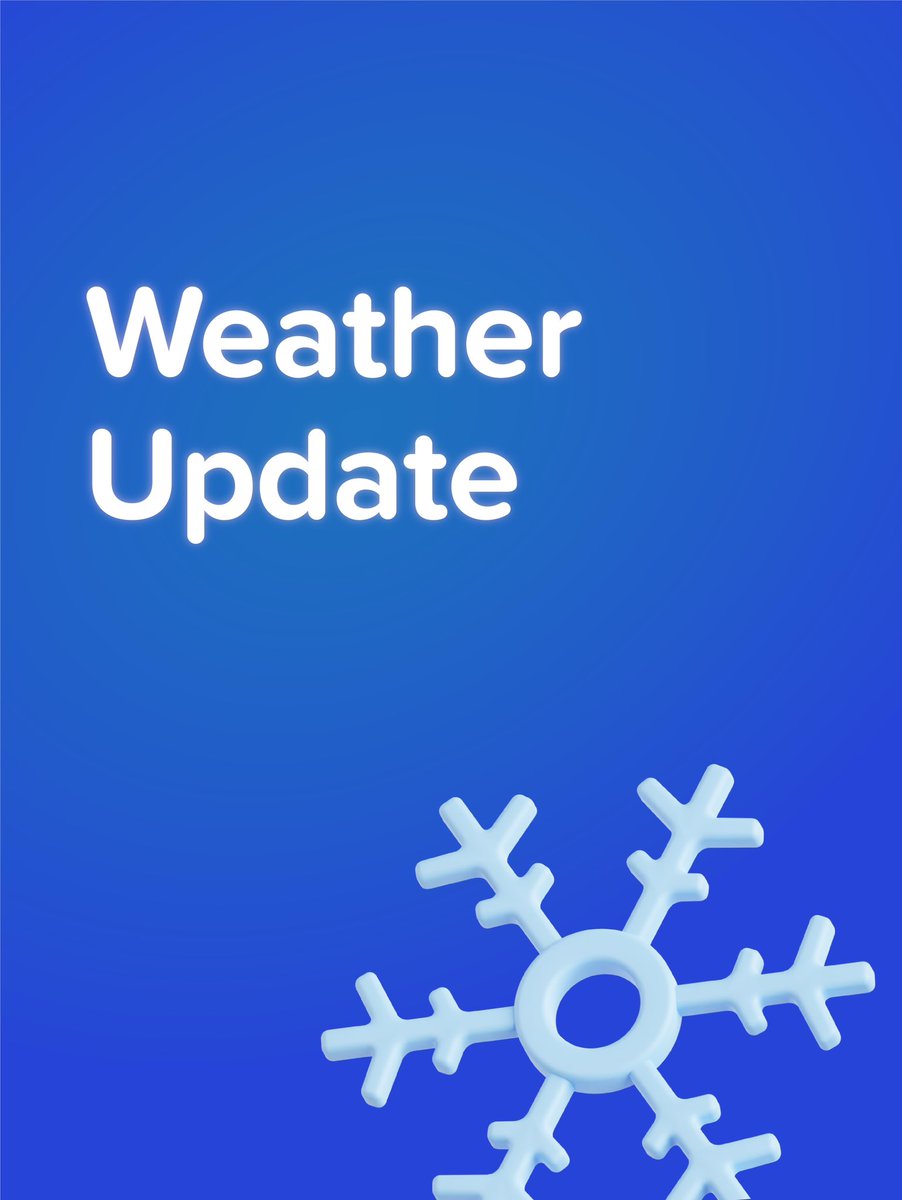 All DSBN Schools today are CLOSED due to freezing rain. 

Although the forecast may improve throughout the day, this decision was made out of an abundance of caution for keeping our school communities and staff safe.