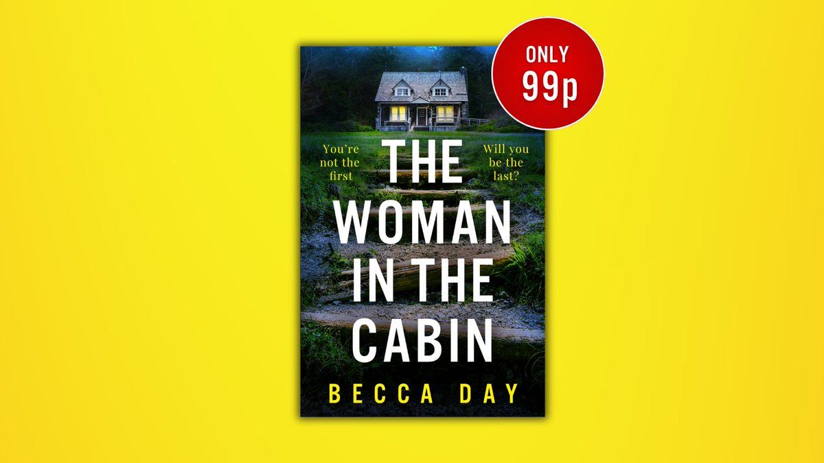 Not had a chance to read my bestselling novel The Woman In the Cabin yet? Well, here's your chance. It's just 99p on Kindle for today only! Hop to it 👀