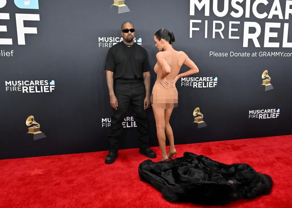 kanye west wife at grammys dress Mario Nawfal on X: 