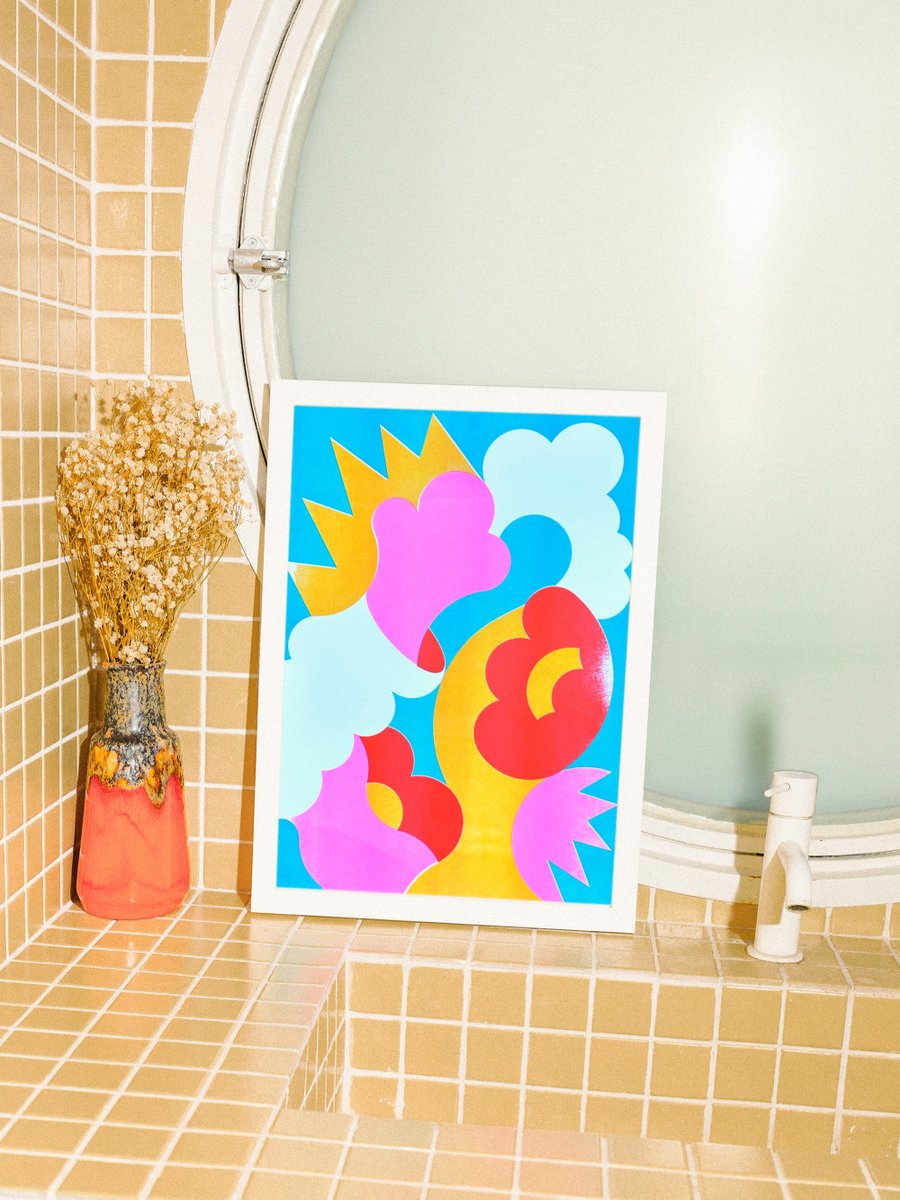 pilitorcal's tweet photo. The 4 riso prints I created during my art residency at Almost Perfect Tokyo are now available on my shop: https://t.co/hJ56l53RQK ✨✨✨

#almostperfect #risograph https://t.co/c04P46jwOp