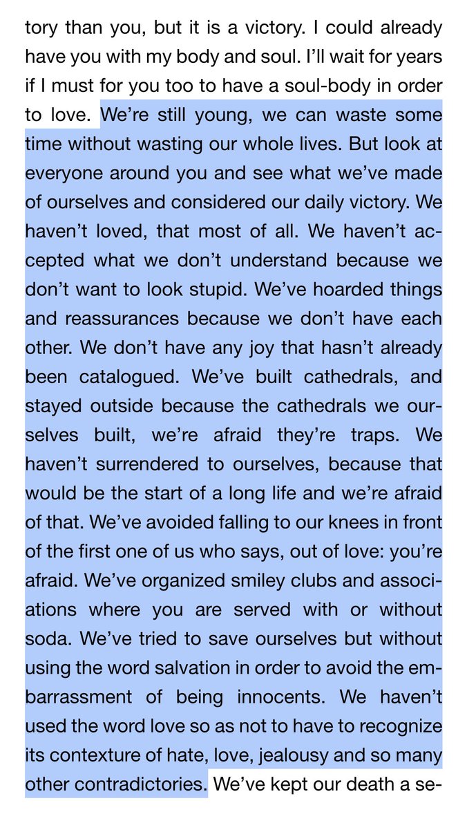 silveroystr's tweet image. clarice lispector im sorry i wasnt familiar with your game