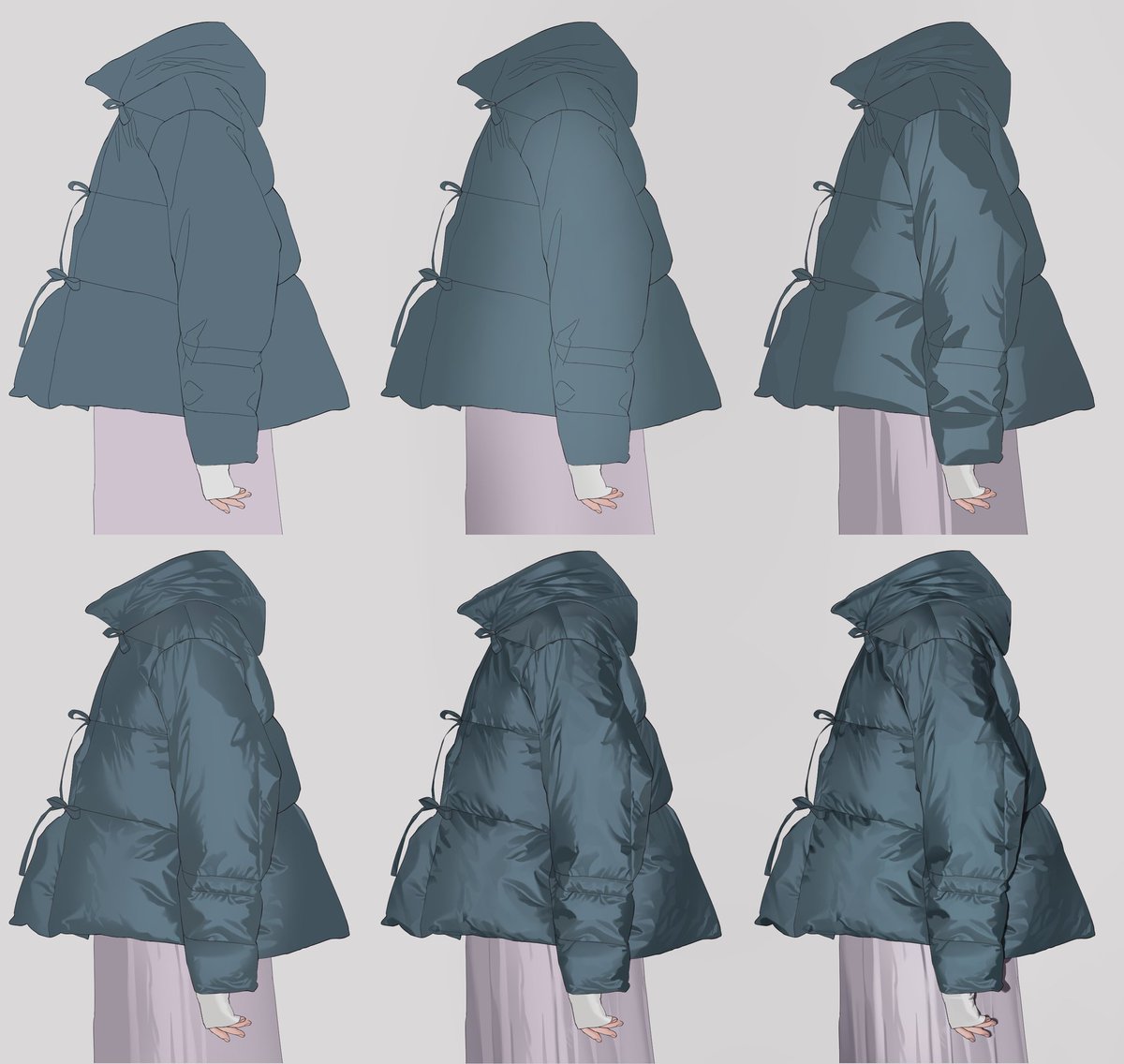 패딩 모작 과정