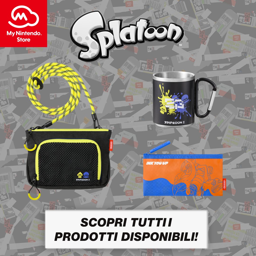 NintendoStoreIT's tweet image. Il prossimo Festival di Splatoon si avvicina! Preparati con il merchandise di Splatoon, disponibile nel My Nintendo Store: ntdo.com/6019flRM1