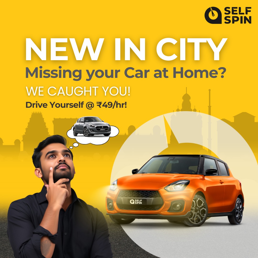 SelfspinM's tweet photo. New in town? Don’t miss a beat—SelfSpin has the perfect ride waiting for you! 🛣️🚕🚗🚙

(selfspin, new in town, car rental, selfdrive cars, pune, bangalore, amritsar, chandigarh)

#SelfSpin #SelfDrive #CarRental #BikeRental #Pune #Bangalore #Amritsar #Chandigarh #CarHire #Cars https://t.co/nsxEA3OcXO