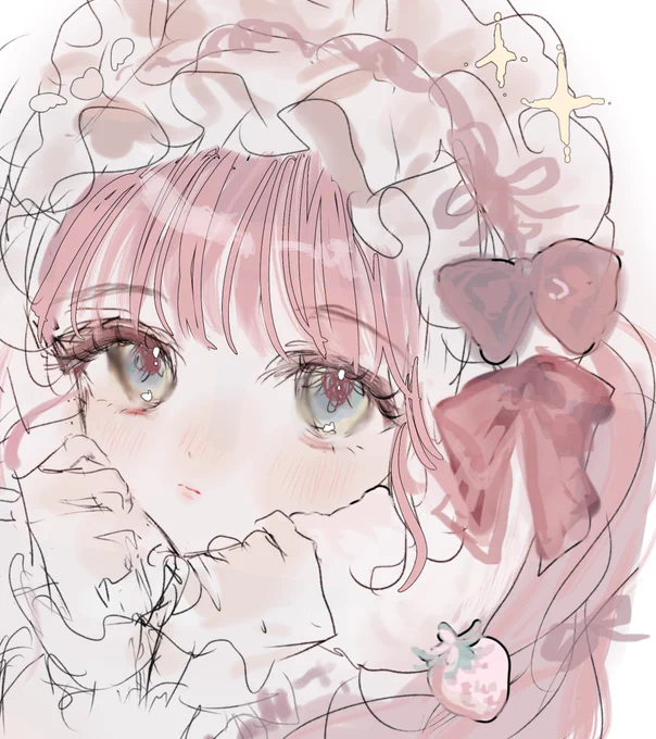 #刺さる人に届け一次創作祭りふわふわ女の子.⋆𝜗𝜚 