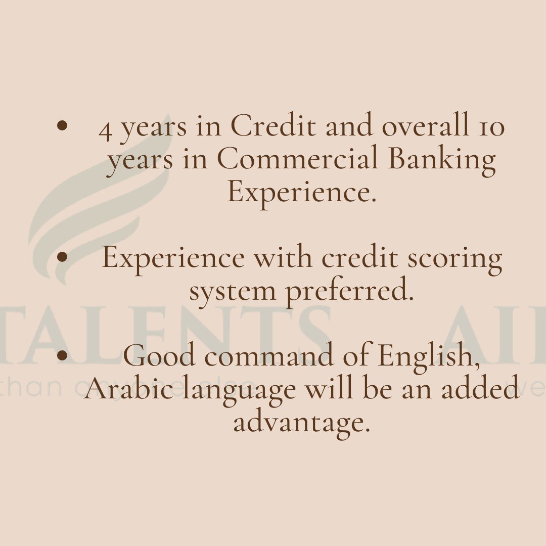 AidanTalents's tweet photo. AIDAN TALENTS is HIRING!

We're seeking a potential candidate for the role of Corporate Restructuring.

Interested in learning more? Let's chat! 🙂 https://t.co/KXNueAdMkl