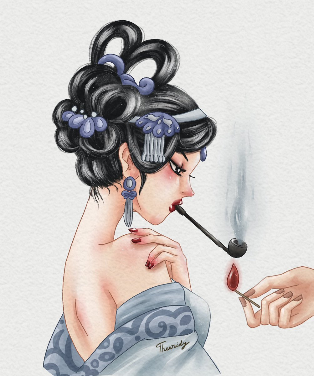 theenidy's tweet photo. Sweet Smoke 🌬️
#theenidy #digitalart #digitalpainting #art #painting #artanddesign #procreate #procreateart #illustration #illustrationartists #chinese #smoke #digitaldrawing #digitalillustration #ArtistOnX #artist https://t.co/Iia2DCulgA