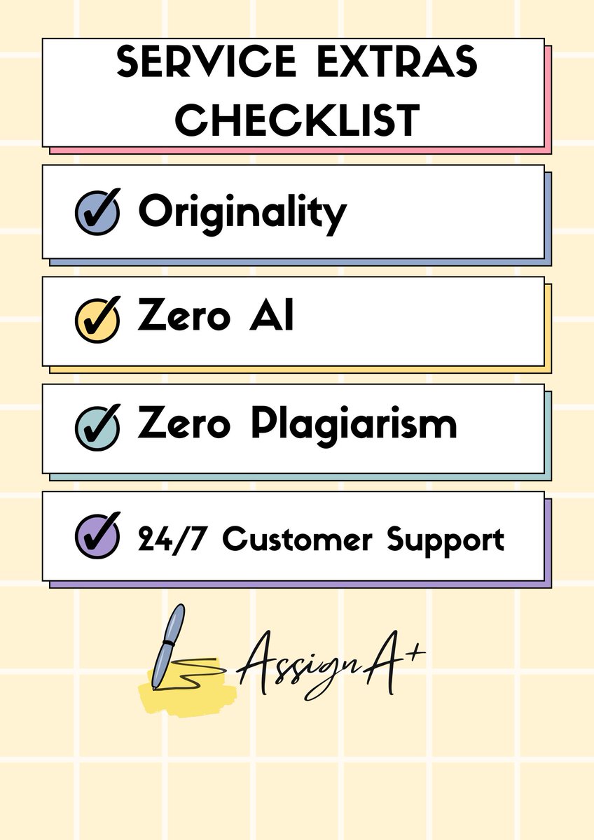 AssignAplus's tweet image. We are available.
#dissertation 
#ASSIGNMENTS