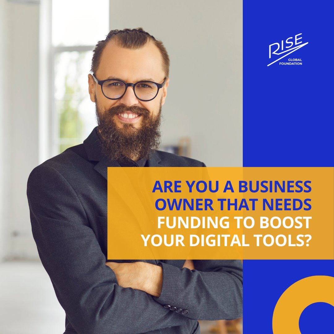 Are you a business owner that needs funding to boost your digital tools?

The RISE Community Fund is here to help!
Apply today and take your business to the next level.
👉 bit.ly/3WMwOQt
#SmallBiz #DigitalGrowth #Entrepreneurs #Startups #IrelandGrants
