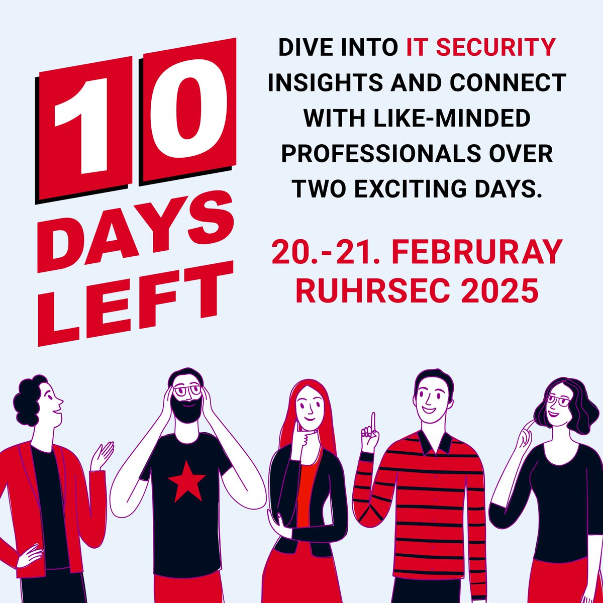 ruhrsec's tweet image. ⚡ 10 DAYS TO GO! ⚡
The #RuhrSec IT Security #Conference is your chance to learn from top experts and connect with like-minded professionals.
The countdown is on. Will you be there? 👀

🎟️ Tickets here:
ruhrsec.de/2025/tickets.h…

📖 Explore the agenda:
ruhrsec.de/2025/index.htm…