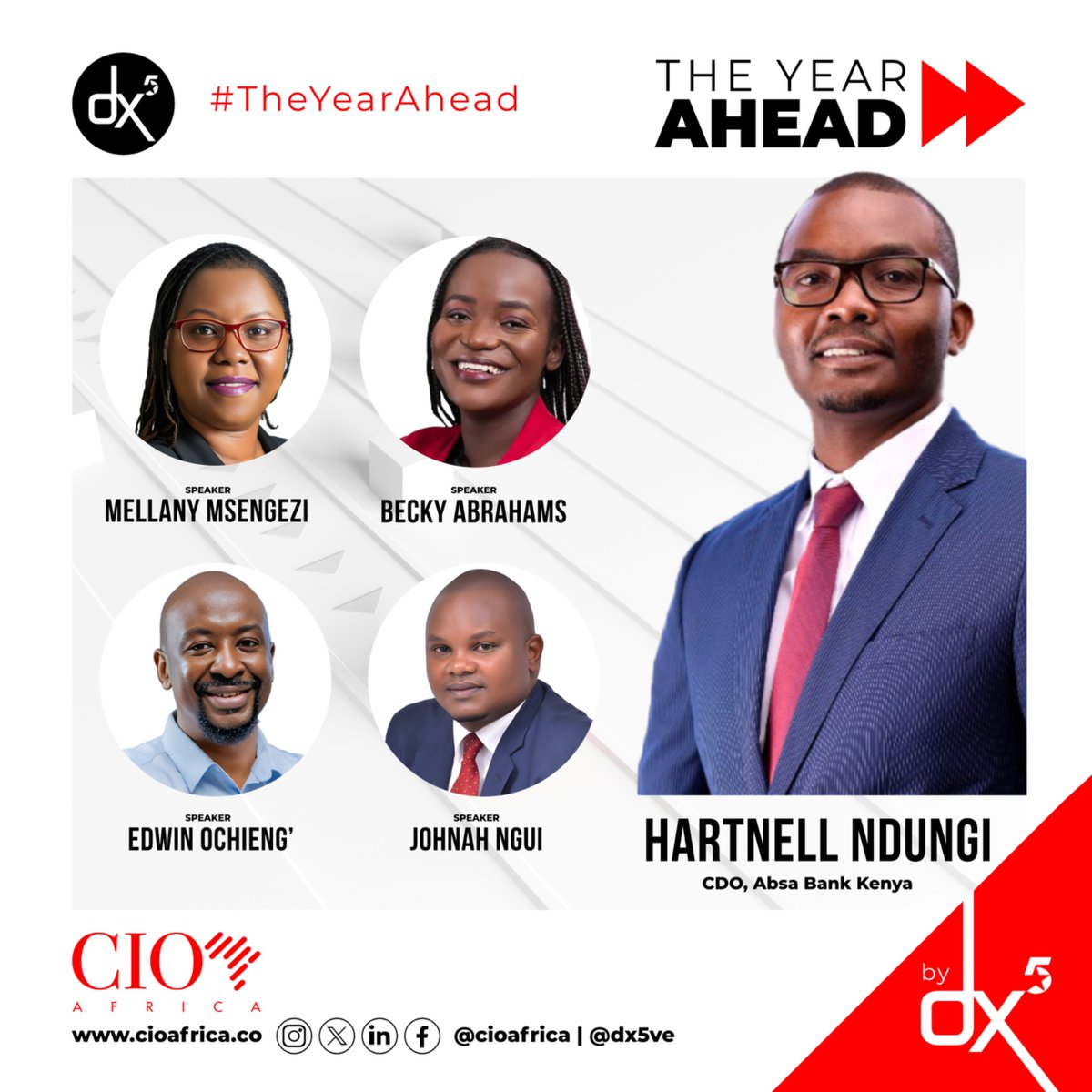 Next up on stage is the highly anticipated panel discussion: Data - The "Big" Secret to Customer Experience. This session is all about understanding how businesses can leverage customer data to elevate their customer experience strategies Led by Hartnell Ndungi #TheYearAhead2025