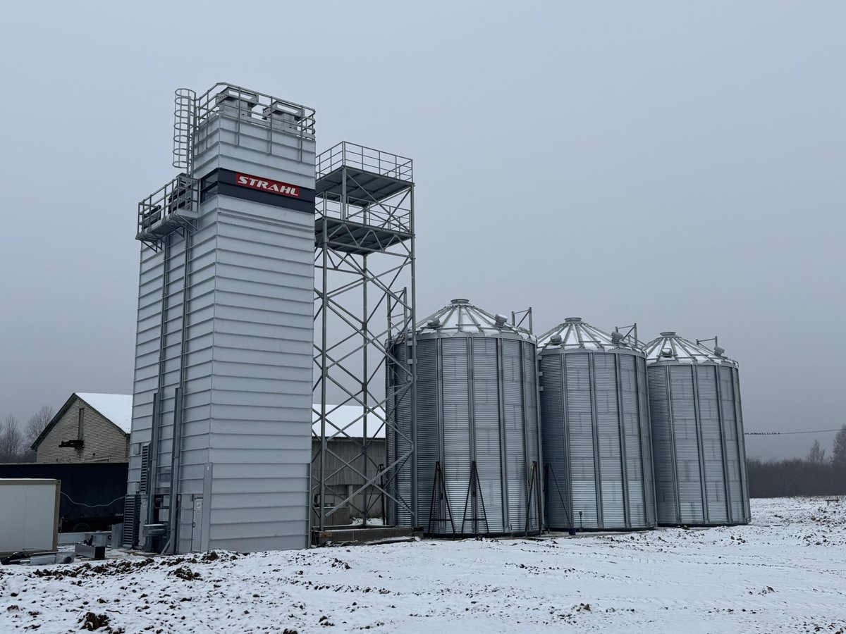 Grain silos 🌾 ready for lift up ⬆️
The power 💪🏿 of organic farming 🌱
sia Grīnis organic farming 🇱🇻