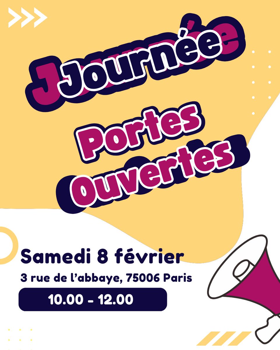 Vous cherchez un emploi ? Un métier d'avenir pour votre reconversion. Vous êtes Étudiants : explorez les métiers de demain dans le secteur du management de l'information.  
📅 Inscrivez vous à notre JPO, le samedi 8 février :
urls.fr/eOqzgY